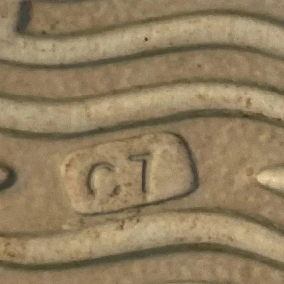 NATIVE SLIP ON SHOES TEAL GLITTER GIRLS SHOES SIZE 7 GOOD CLEAN CONDITION - Picture 10 of 13